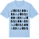 Blue Soul t-shirt med Jönsbodarna ordlek t-shirt
