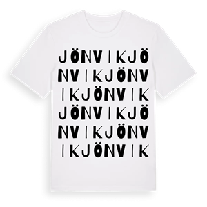 Jönvik ordlek t-shirt – ekologisk bomull t-shirt från Pinshirt
