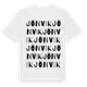 White t-shirt med Jönvik ordlek t-shirt