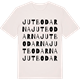 Vintage White t-shirt med Jutbodarna ordlek t-shirt