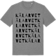Mid Heather Gray t-shirt med Kälarvet ordlek t-shirt