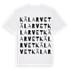 Kälarvet ordlek t-shirt