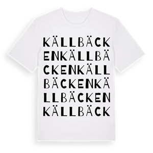 Källbäcken ordlek t-shirt – ekologisk bomull t-shirt från Pinshirt