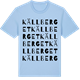 Blue Soul t-shirt med Källberget ordlek t-shirt