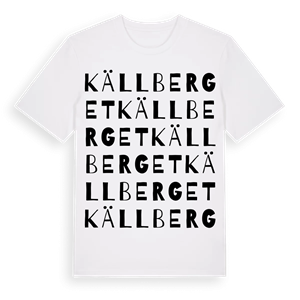 Källberget ordlek t-shirt – ekologisk bomull t-shirt från Pinshirt