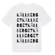 White t-shirt med Källberget ordlek t-shirt