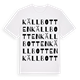 Källbotten ordlek t-shirt