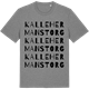 Mid Heather Gray t-shirt med Kalle Hermans torg ordlek t-shirt