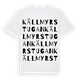 Källmyrstugan ordlek t-shirt