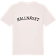 Vintage White t-shirt med Kallnäset böjd t-shirt