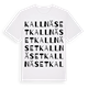 Kallnäset ordlek t-shirt