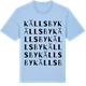 Blue Soul t-shirt med Källsby ordlek t-shirt