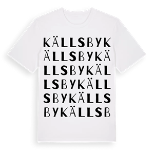 Källsby ordlek t-shirt – ekologisk bomull t-shirt från Pinshirt