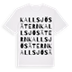 Kallsjösätern ordlek t-shirt