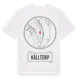 White t-shirt med Källtorp t-shirt