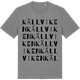 Mid Heather Gray t-shirt med Källviken ordlek t-shirt