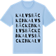 Blue Soul t-shirt med Kalvsbäcken ordlek t-shirt
