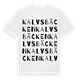 Kalvsbäcken ordlek t-shirt