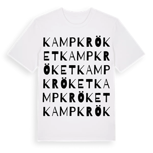 Kampkröket ordlek t-shirt – ekologisk bomull t-shirt från Pinshirt