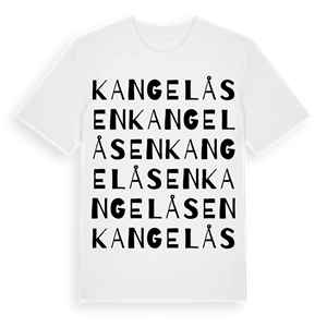Kangelåsen ordlek t-shirt – ekologisk bomull t-shirt från Pinshirt
