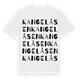 Kangelåsen ordlek t-shirt
