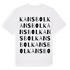Kansbol ordlek t-shirt – ekologisk bomull t-shirt från Pinshirt