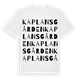 Kaplansgården ordlek t-shirt