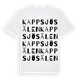 Kappsjösälen ordlek t-shirt