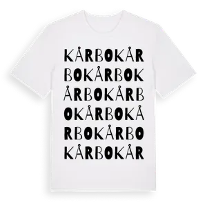 Kårbo ordlek t-shirt – ekologisk bomull t-shirt från Pinshirt