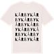 Vintage White t-shirt med Kårby ordlek t-shirt