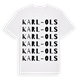 Karl-Ols ordlek t-shirt