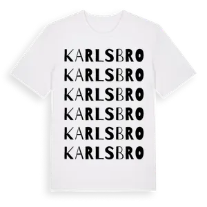 Karlsbro ordlek t-shirt – ekologisk bomull t-shirt från Pinshirt