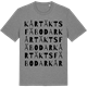 Mid Heather Gray t-shirt med Kårtäkts fäbodar ordlek t-shirt