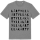 Mid Heather Gray t-shirt med Kårtylla ordlek t-shirt