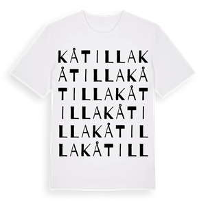 Kåtilla ordlek t-shirt – ekologisk bomull t-shirt från Pinshirt