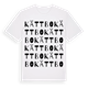 White t-shirt med Kättbo ordlek t-shirt