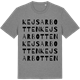 Mid Heather Gray t-shirt med Kejsarbotten ordlek t-shirt