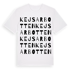 Kejsarbotten ordlek t-shirt – ekologisk bomull t-shirt från Pinshirt