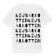 Kejsarbotten ordlek t-shirt