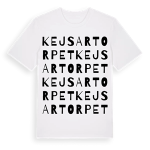 Kejsartorpet ordlek t-shirt – ekologisk bomull t-shirt från Pinshirt