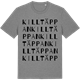 Mid Heather Gray t-shirt med Killtäppan ordlek t-shirt