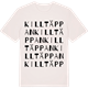 Vintage White t-shirt med Killtäppan ordlek t-shirt