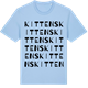 Blue Soul t-shirt med Kittens ordlek t-shirt