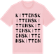 Pink Cotton t-shirt med Kittens ordlek t-shirt