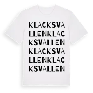 Klacksvallen ordlek t-shirt – ekologisk bomull t-shirt från Pinshirt