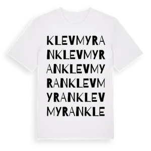 Klevmyran ordlek t-shirt – ekologisk bomull t-shirt från Pinshirt