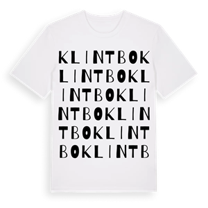 Klintbo ordlek t-shirt – ekologisk bomull t-shirt från Pinshirt