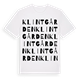 Klintgården ordlek t-shirt