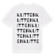 Klitten ordlek t-shirt
