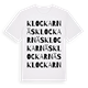 Klockarnäs ordlek t-shirt